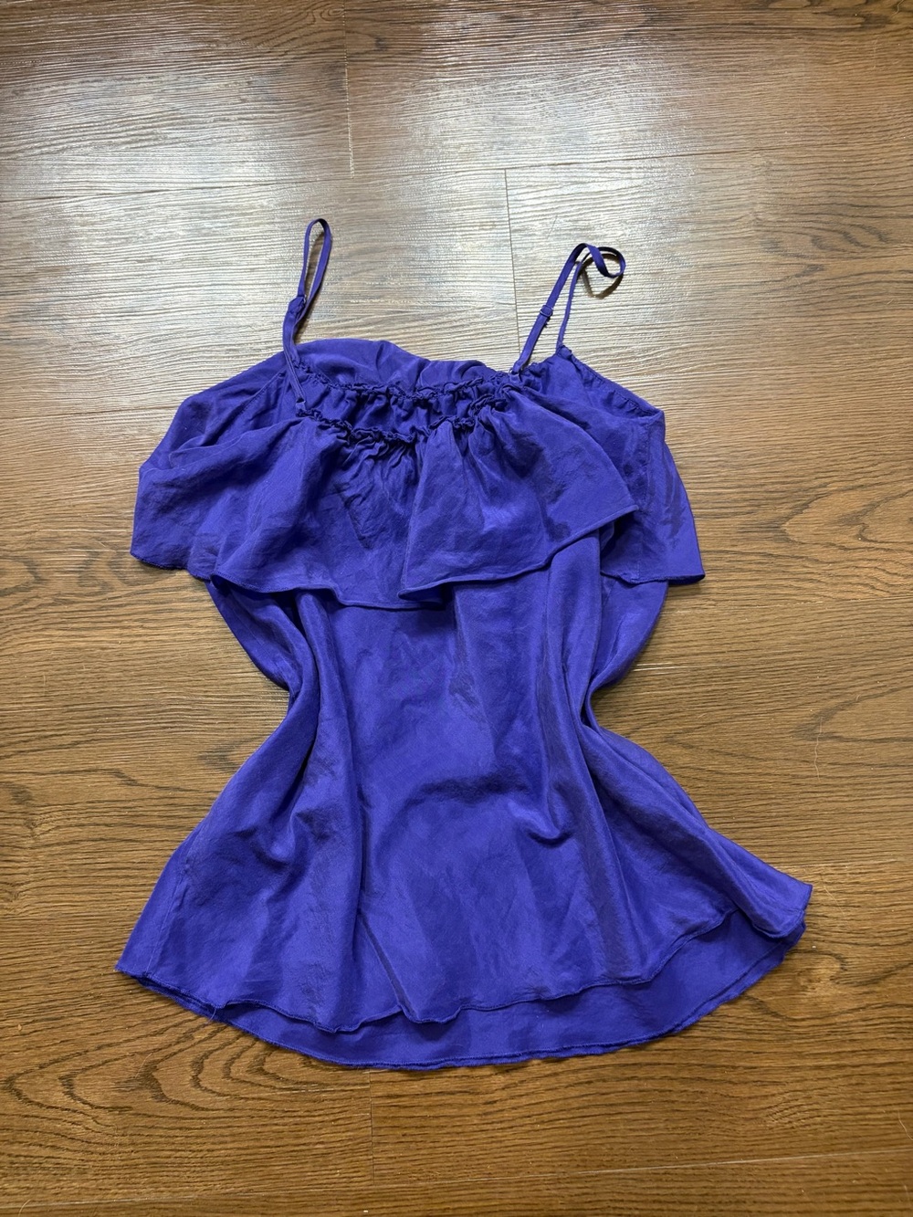GAP Purple Ruffle-Trim Camisole - Picture 2 of 5
